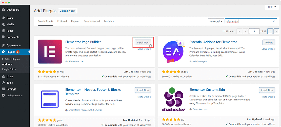 How To Use Elementor: A Complete Guide For Beginners 7 installare elementor